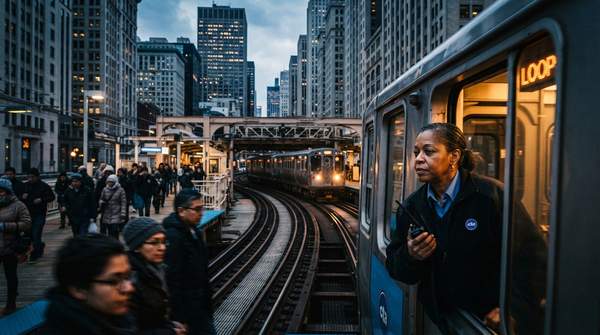 Editorial illustration for How Chicago's Transit Is Funded—and How Senate Bill 2111 Averted the 2026 Fiscal Cliff