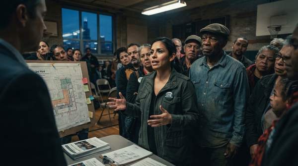 Editorial illustration for Where a Chicago Development Project Can Still Be Stopped: A Resident's Stage-by-Stage Guide